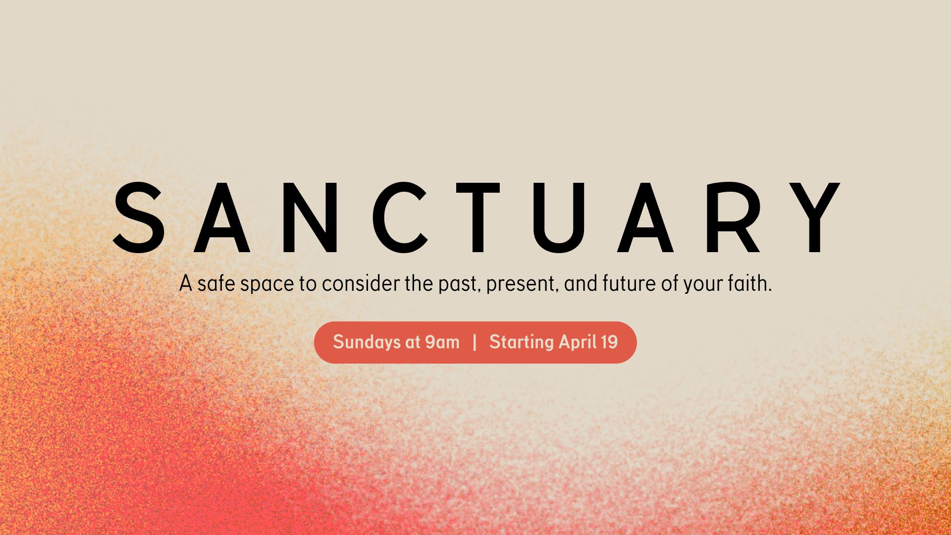 Image of the word 'Sanctuary.'